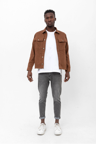 Kahverengi Gabardin Regular Kot Ceket