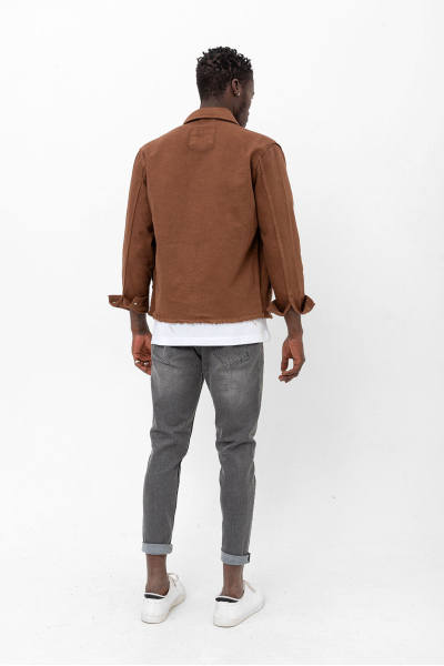 Kahverengi Gabardin Regular Kot Ceket