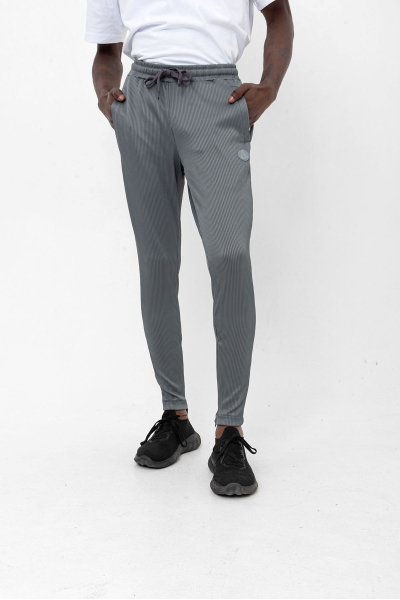 Koyu Gri Slim Fit Fitilli Eşofman Alt