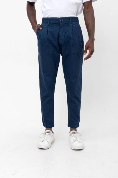 Lacivert Gabardin Slim Fit Kot Pantolon