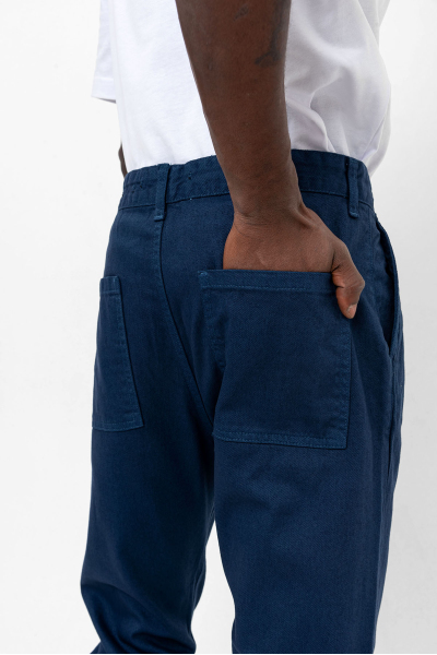 Lacivert Gabardin Slim Fit Kot Pantolon