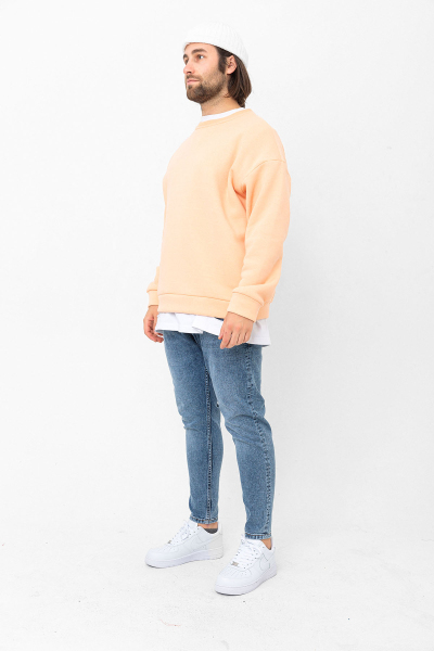 Kavuniçi 3 İplik Şardonlu Sweatshirt